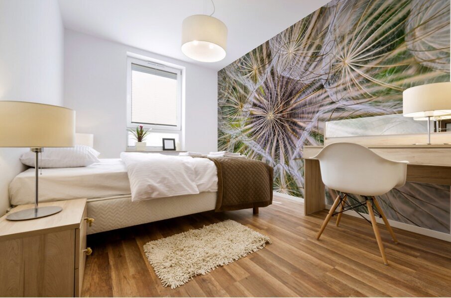 Dandelion Pappus Mural print