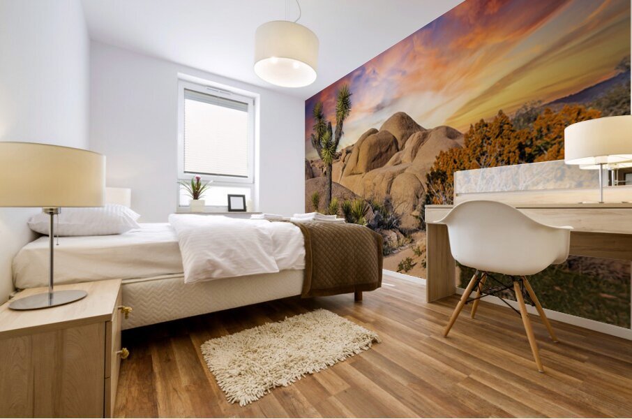 Joshua tree landscape Mural print