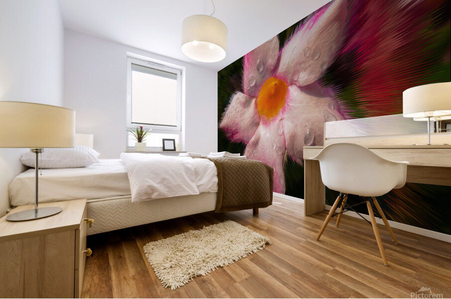 Hair of the Mandevilla Mural print