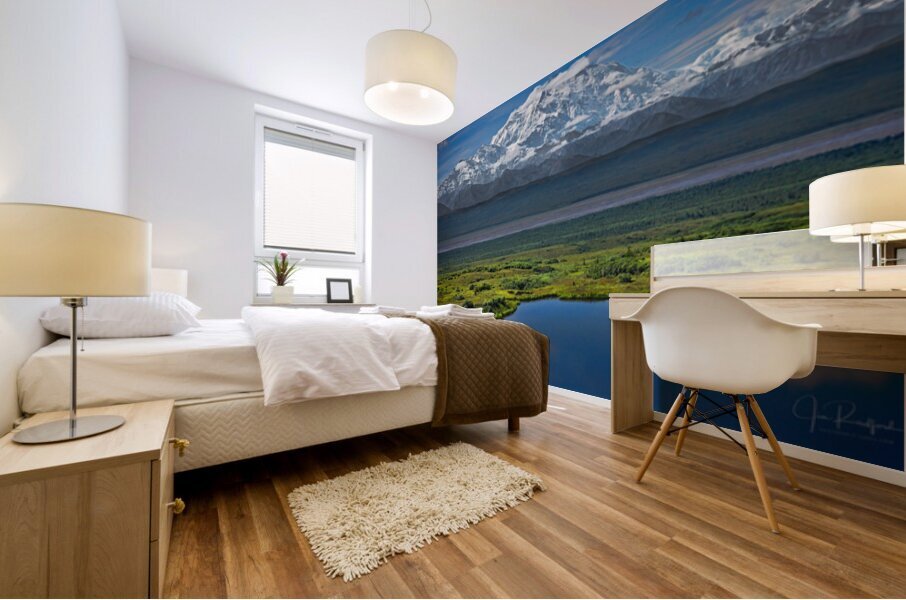 Mount Denali - Alaska Mural print