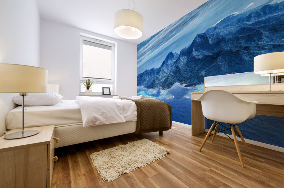 Island ofTahiti Mural print