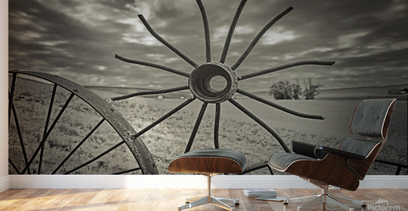 Washington farm wheel Wall Murals