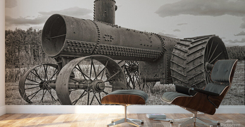 Vintage Steam Engine Wall Murals
