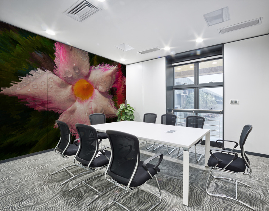  Mandevilla flower Wall Printing