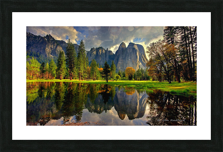 Cathedral Rock Yosemite Frame print