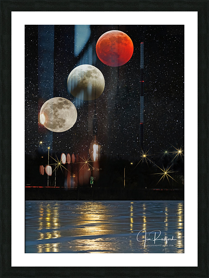 Moon Eclipse  Frame print