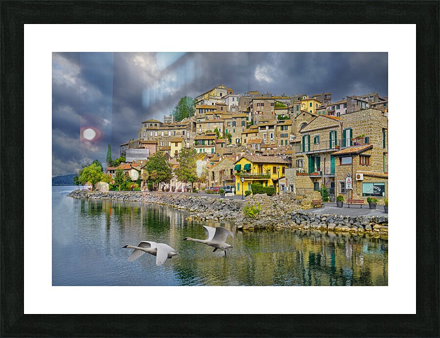 Anguillara Sobazia Picture Frame print