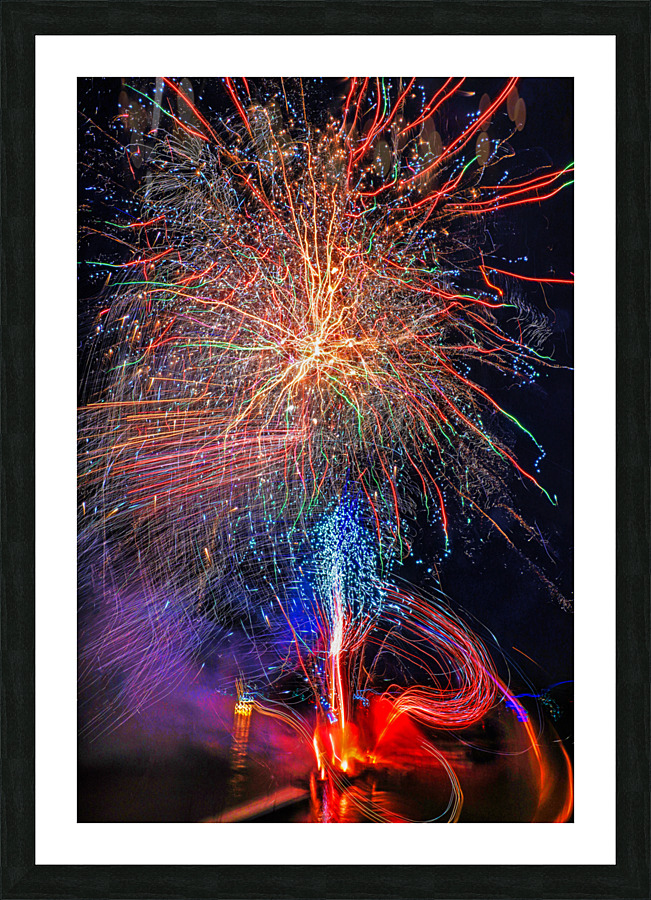 Burst of the Patriotic Picture Frame print