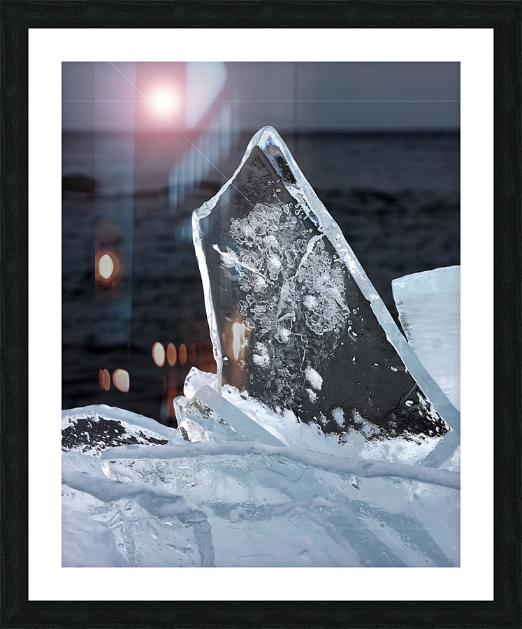 Plate Ice  Framed Print Print