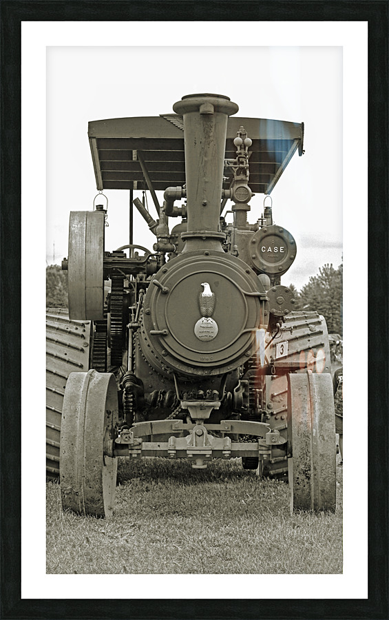 Case Steam Engine  Framed Print Print