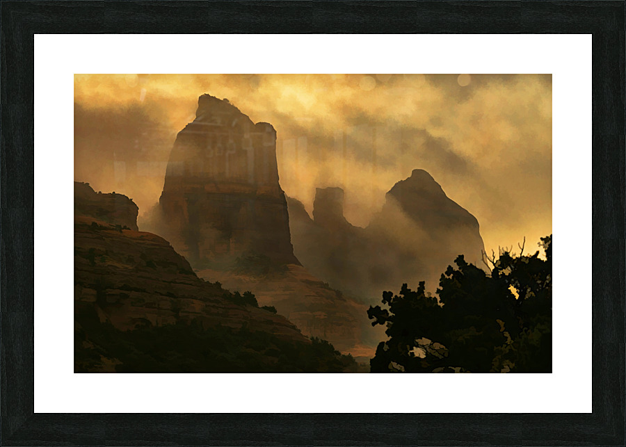 Storm over Sedona Picture Frame print