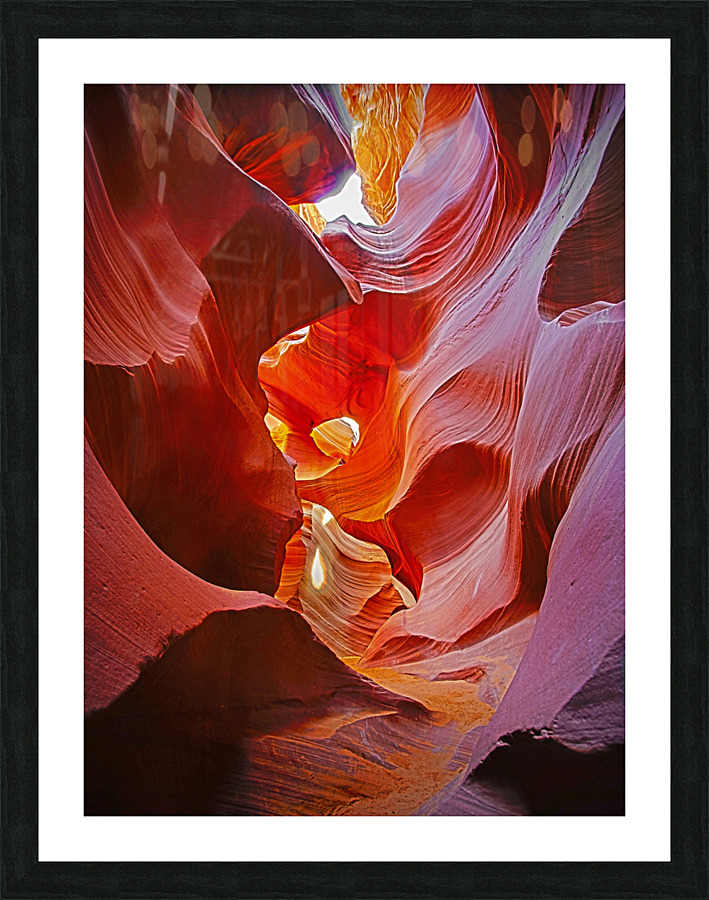 Arizona slot canyons Picture Frame print