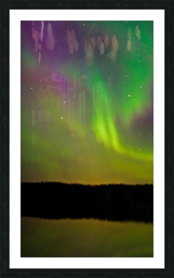 Northern Lights Picture Frame print