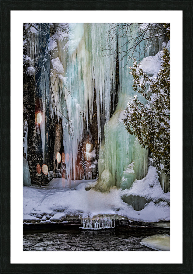 Winter freeze at Lutsen Picture Frame print