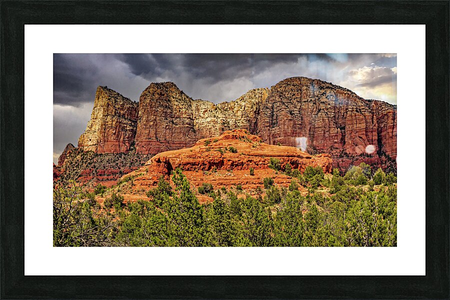  Storm clouds in Sedona Picture Frame print