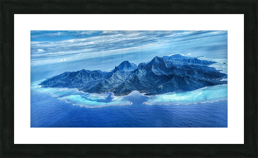 Island ofTahiti Picture Frame print