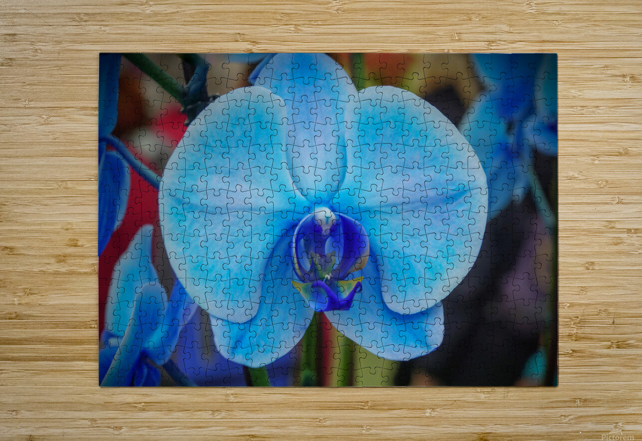Blue Orchid Jim Radford Puzzle printing