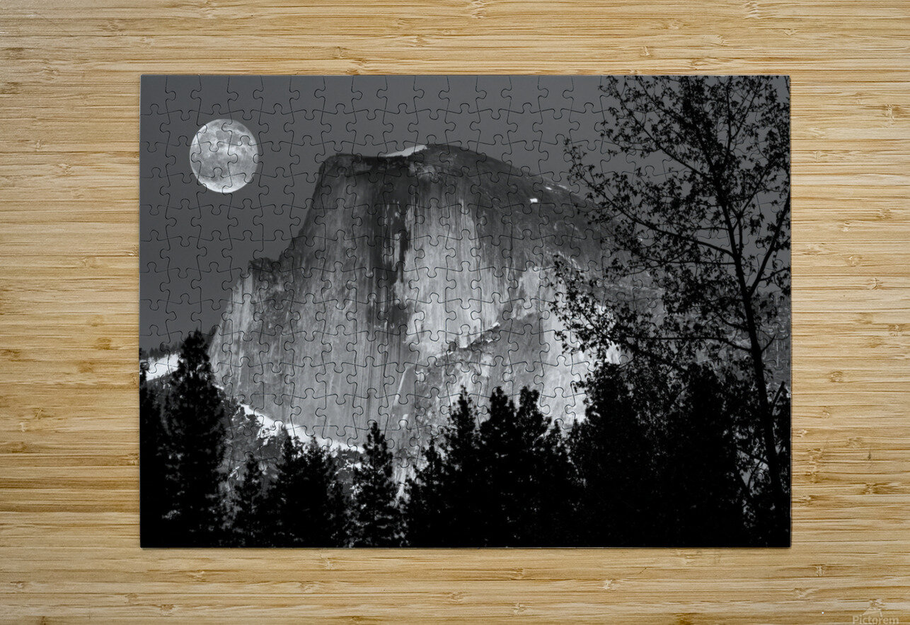  Half Dome Moon Jim Radford Puzzle printing