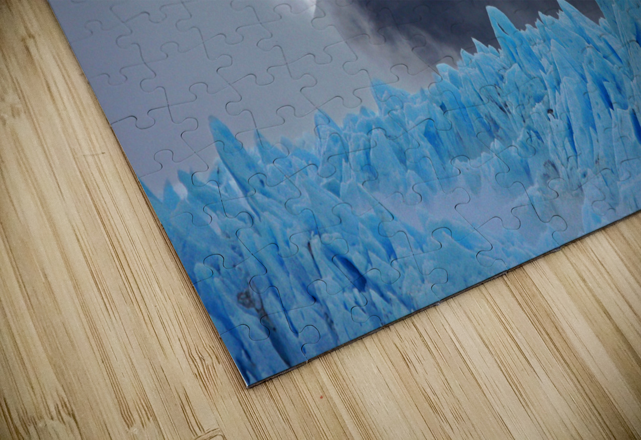  Blue ice glacier Chile Jim Radford Puzzle