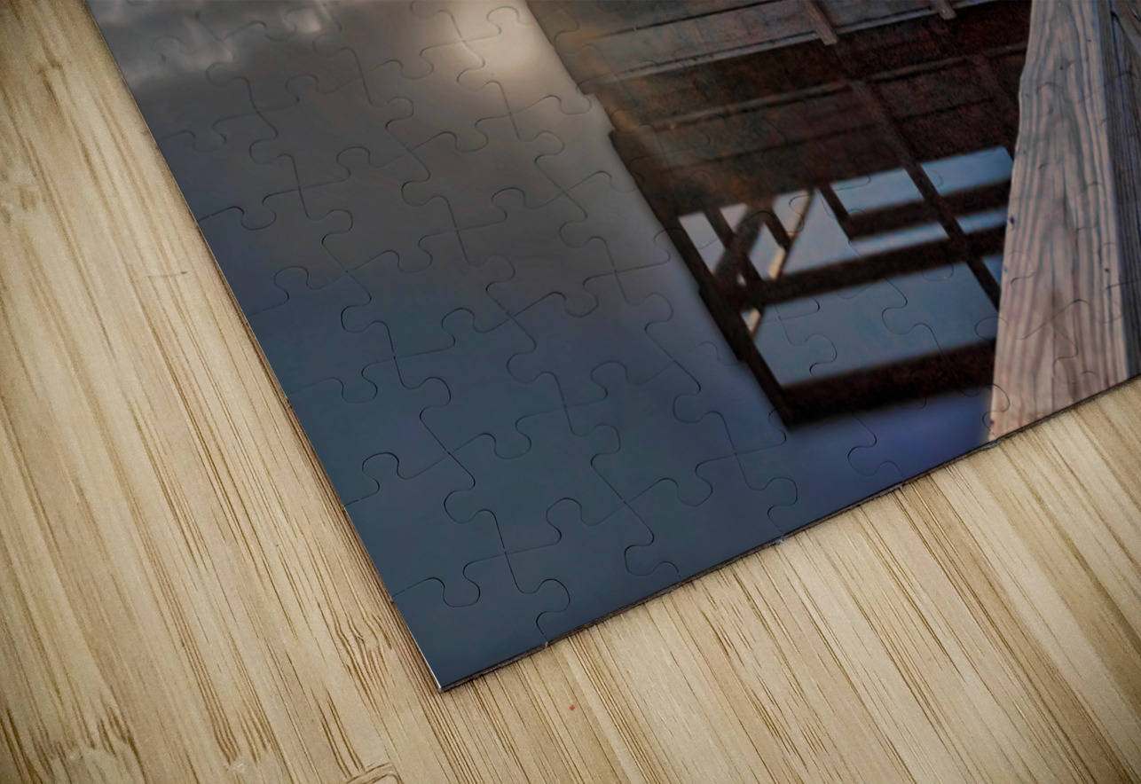 Rising moon on Island Lake Jim Radford Puzzle