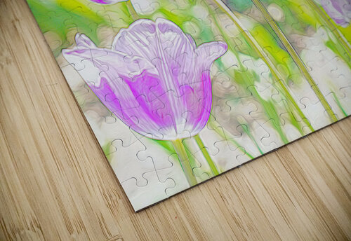 Purple tulip fantasy Jim Radford puzzle