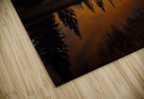 Teton Mountain Sunset Jim Radford puzzle