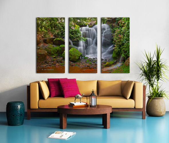  Arboretum Falls Split Canvas print