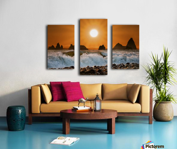 Sunset at Rialto Beach Canvas print