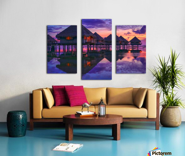 Twilight in Tahiti Canvas print