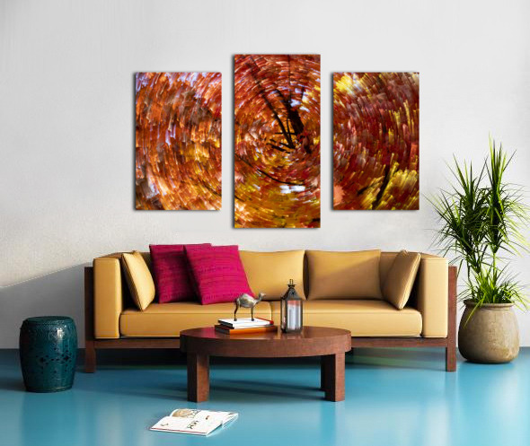 Blowing Fall Colors Canvas print