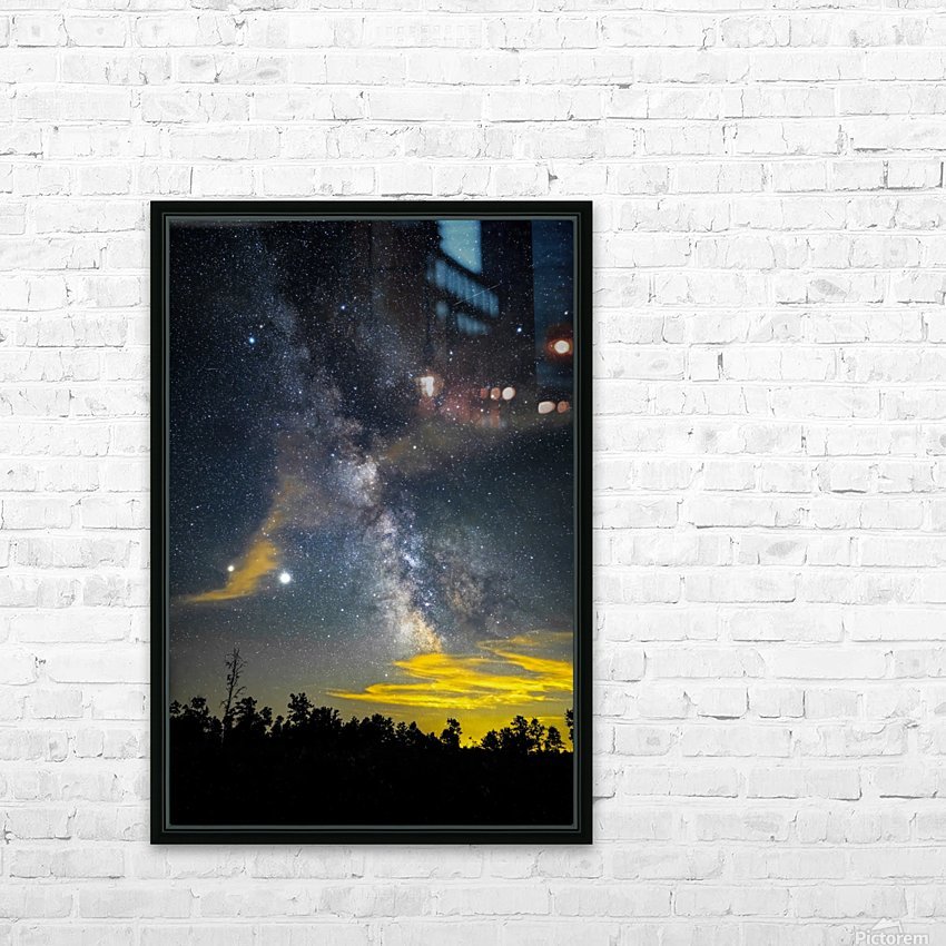 Star Bright Star Light HD Sublimation Metal print with Decorating Float Frame (BOX)