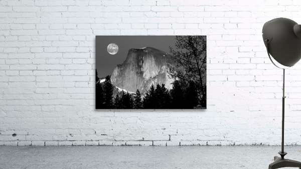  Half Dome Moon Wall Preview