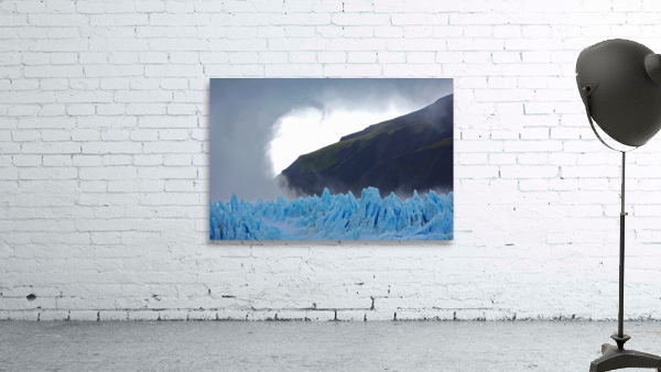  Blue ice glacier Chile Wall Preview