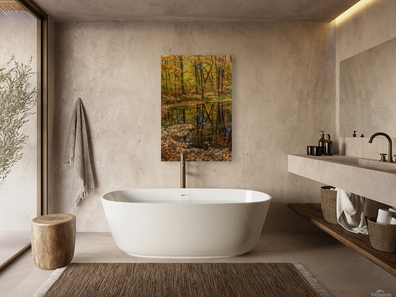 Forest Reflections Reproduction