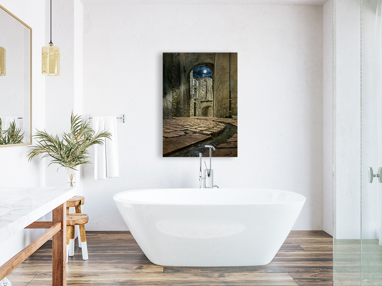 Moonlight in Rennes Reproduction