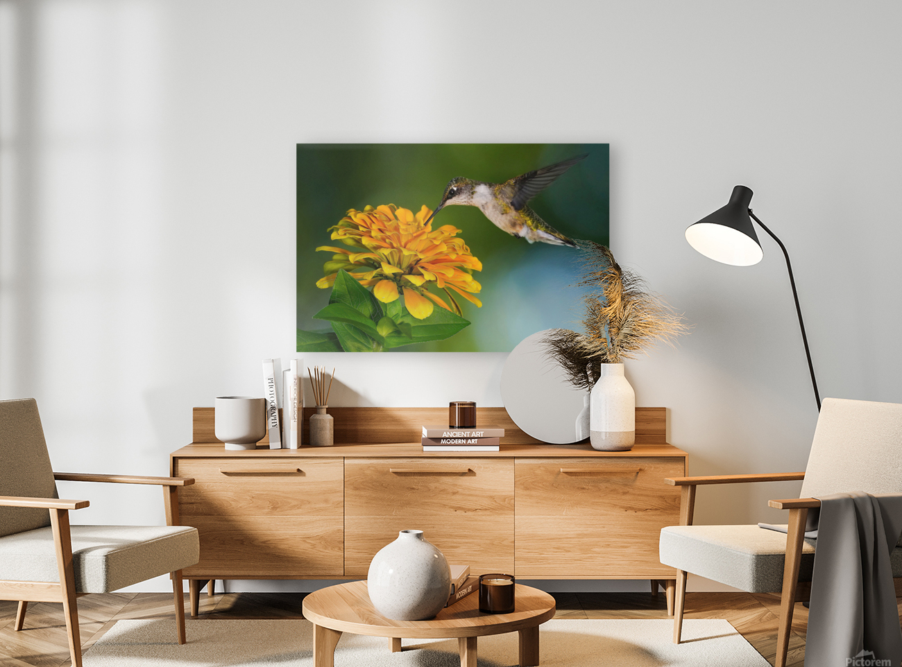 Hummer seeks the nectar Reproduction