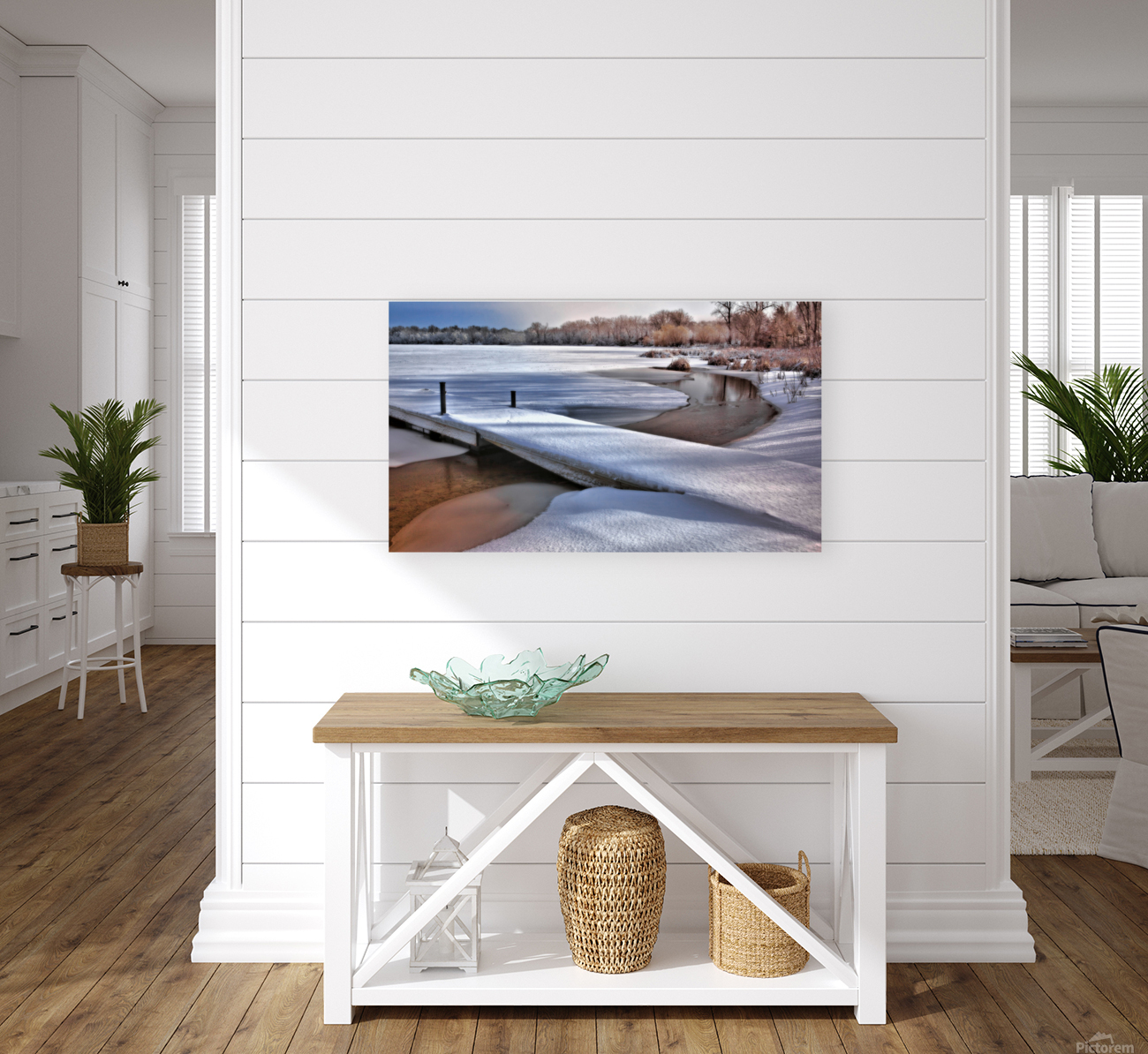 Snail Lake in Winter Reproduction