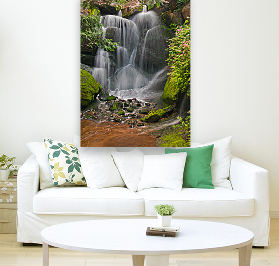 Water Falls at MnArboretum Reproduction