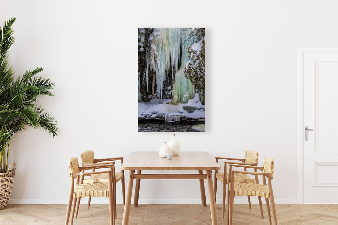 Winter freeze at Lutsen Reproduction