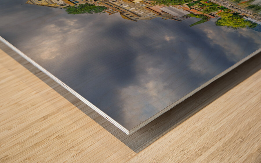 Anguillara Sobazia Wood print