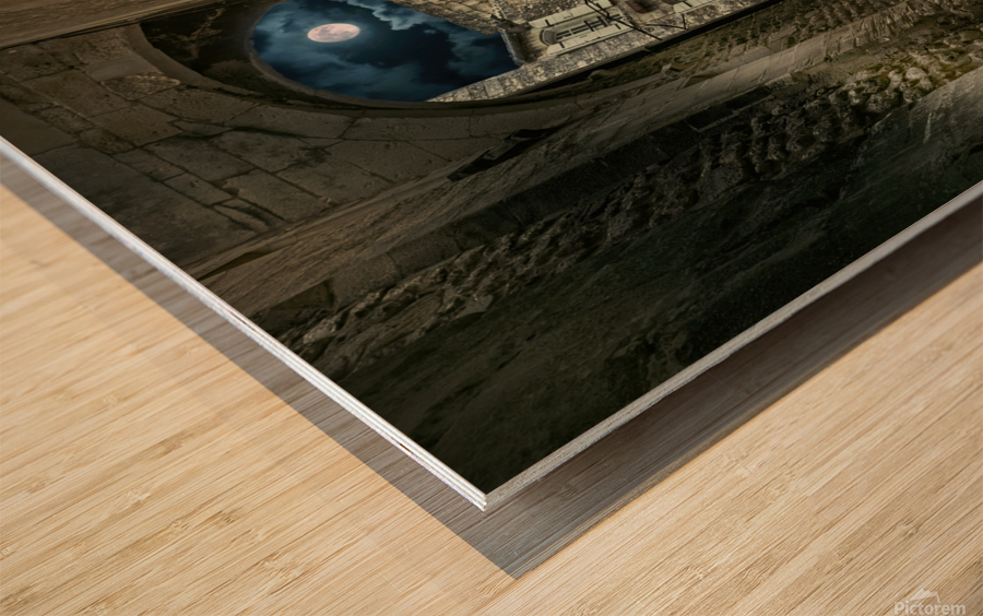 Moonlight in Rennes Wood print