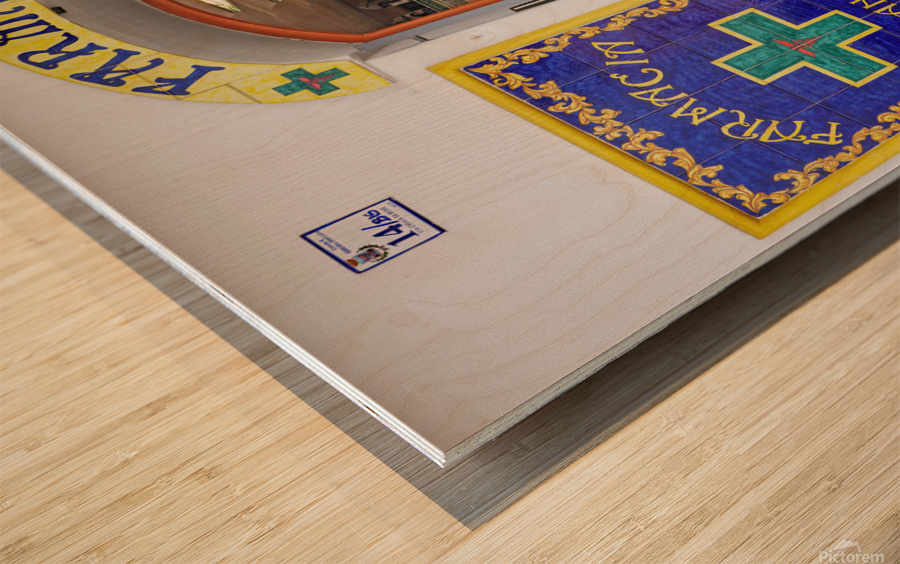 Ischia Pharmacy Wood print