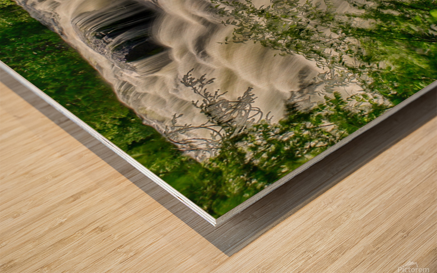 Bond Falls Michigan Wood print