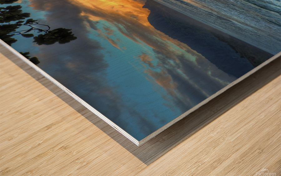 Hanalei Bay Kauai Wood print