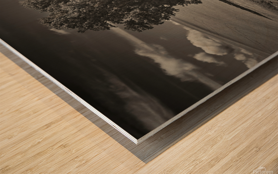 Washington farm house Wood print