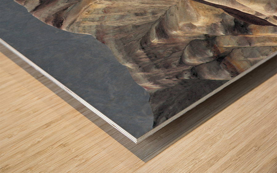 Zabriskie Point - Death Valley Wood print