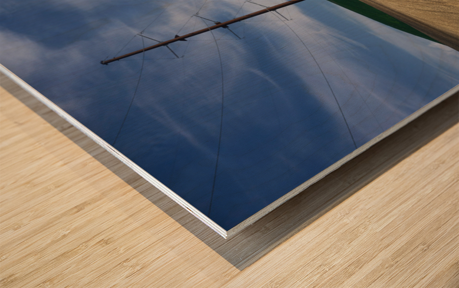  Washington farm Wood print