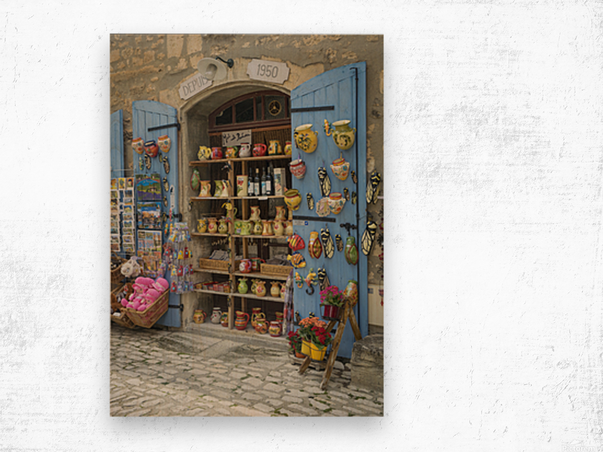 Souvenirs by the Med Wood print